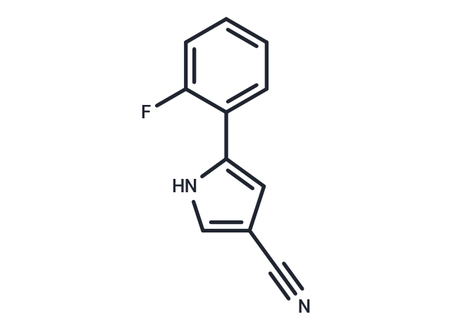 化合物 5-(2-Fluorophenyl)-1H-pyrrole-3-carbonitrile|T66771|TargetMol