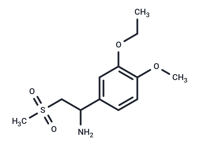 化合物 1-(3-Ethoxy-4-methoxyphenyl)-2-(methylsulfonyl)ethanamine|T66606|TargetMol