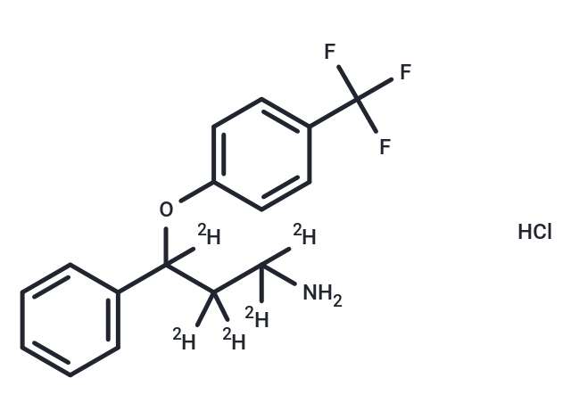 化合物 Norfluoxetine-d5 HCl|T71302|TargetMol