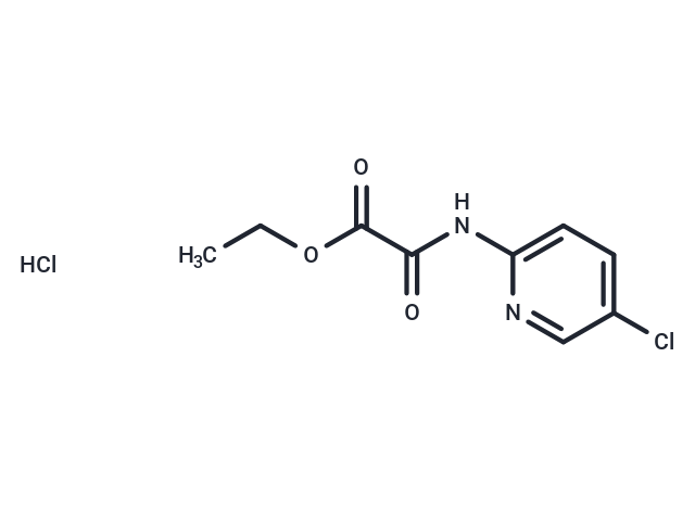 化合物 Ethyl 2-((5-chloropyridin-2-yl)amino)-2-oxoacetate hydrochloride|T66601|TargetMol