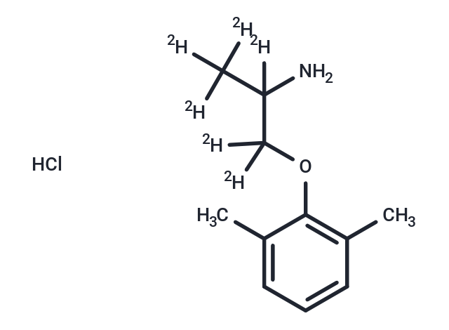 化合物 Mexiletine-d6 hydrochloride|T12023|TargetMol