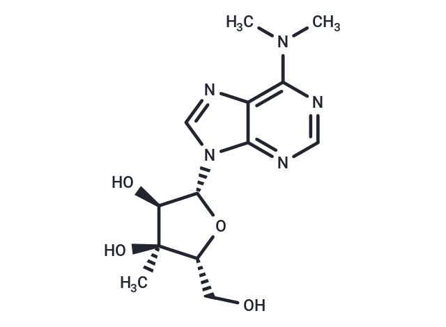 化合物 N6,N6-Dimethyl-3’-beta-C-methyl- ?adenosine|TNU0378|TargetMol