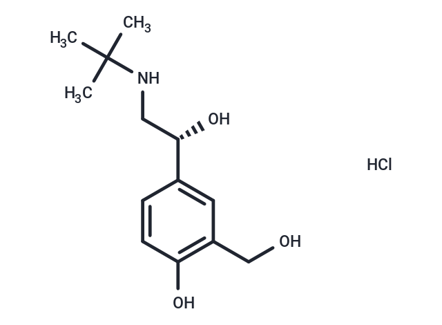 化合物 Levosalbutamol Hydrochloride|T1139L|TargetMol