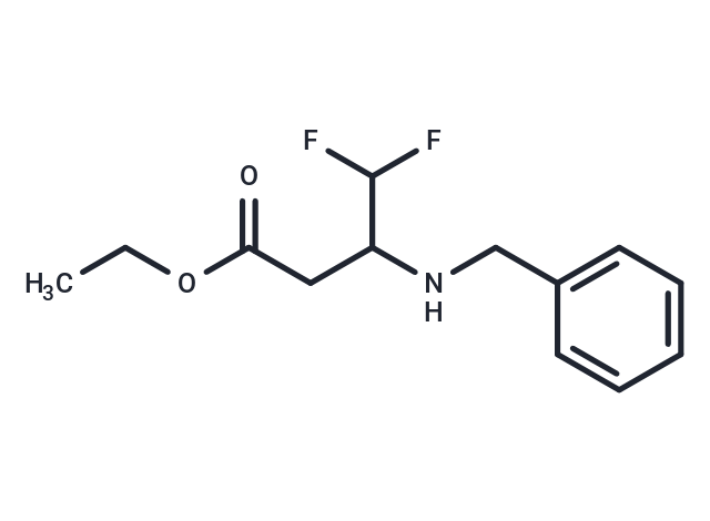 化合物 4,4-Difluoro-3-[(phenylmethyl)amino]butanoic ?acid ethyl ester|TNU0896|TargetMol