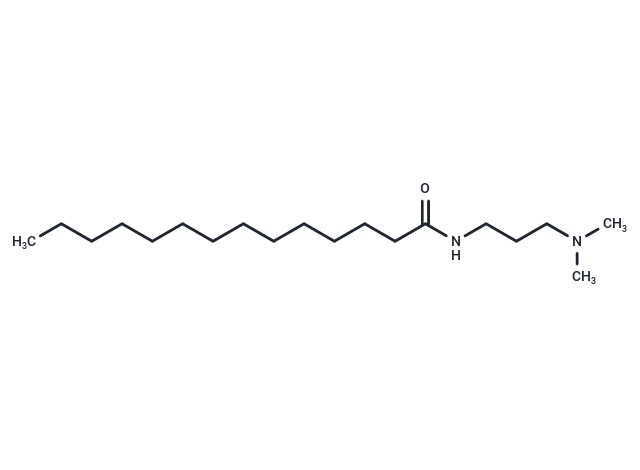 化合物 N-(3-(Dimethylamino)propyl)tetradecanamide|T66531|TargetMol