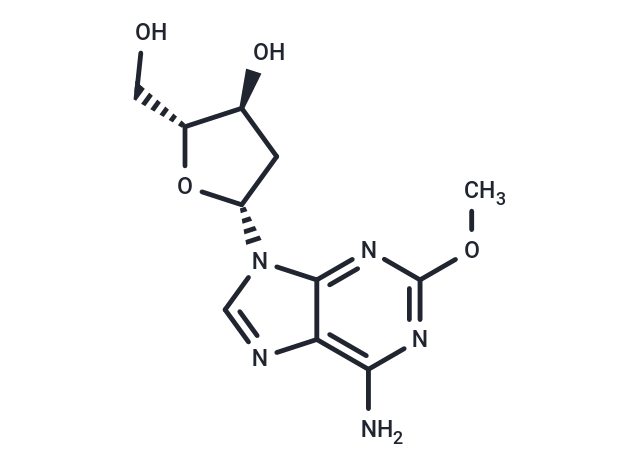 化合物 2-Methoxy-2’-deoxyadenosine|TNU0781|TargetMol