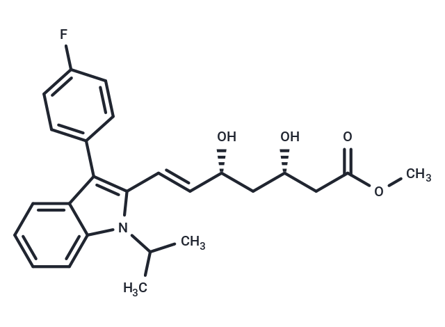 化合物 Fluvastatin Methyl Ester|T21042|TargetMol