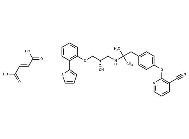 化合物 Lubabegron fumarate|T69306|TargetMol