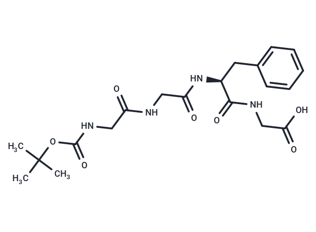 化合物 Boc-Gly-Gly-Phe-Gly-OH|TP1159|TargetMol