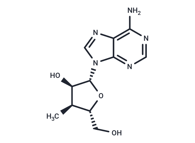 化合物 3’-Deoxy-3’-a-C-methyladenosine|TNU0222|TargetMol