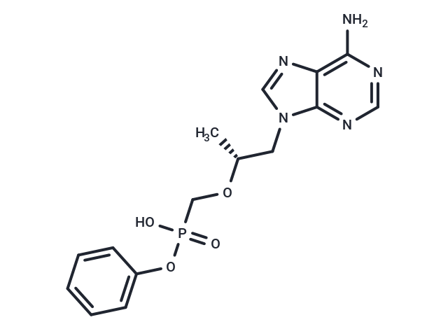 化合物 Phenyl hydrogen ((((R)-1-(6-amino-9H-purin-9-yl)propan-2-yl)oxy)methyl)phosphonate|T67229|TargetMol