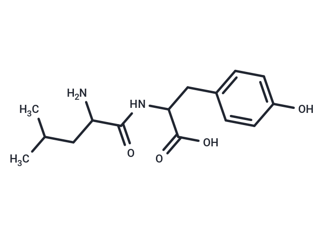 化合物 (S)-2-((R)-2-Amino-4-methylpentanamido)-3-(4-hydroxyphenyl)propanoic acid hydrate|T65137|TargetMol