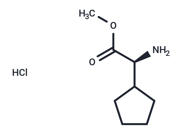 化合物 (S)-Methyl 2-amino-2-cyclopentylacetate hydrochloride|T65272|TargetMol