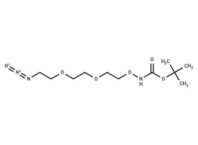 化合物 t-Boc-Aminooxy-PEG2-azide|T16968|TargetMol