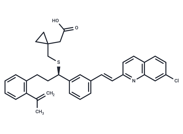 化合物 Montelukast methylstyrene|T68348|TargetMol