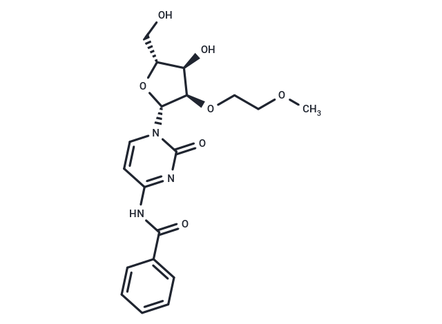 化合物 N4-Benzoyl-2’-O-(2-methoxyethyl)cytidine|TNU1238|TargetMol