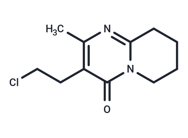 化合物 3-(2-Chloroethyl)-2-methyl-6,7,8,9-tetrahydro-4H-pyrido[1,2-a]pyrimidin-4-one|T67478|TargetMol