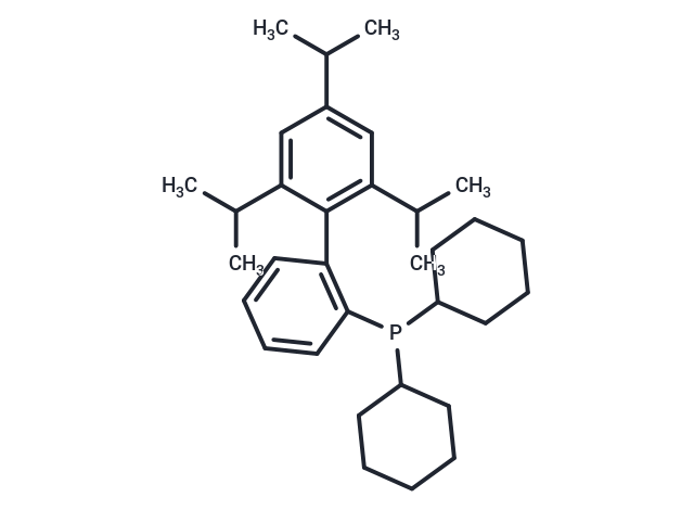 化合物 2-(Dicyclohexylphosphino)-2',4',6'-tri-i-propyl-1,1'-biphenyl|T65998|TargetMol