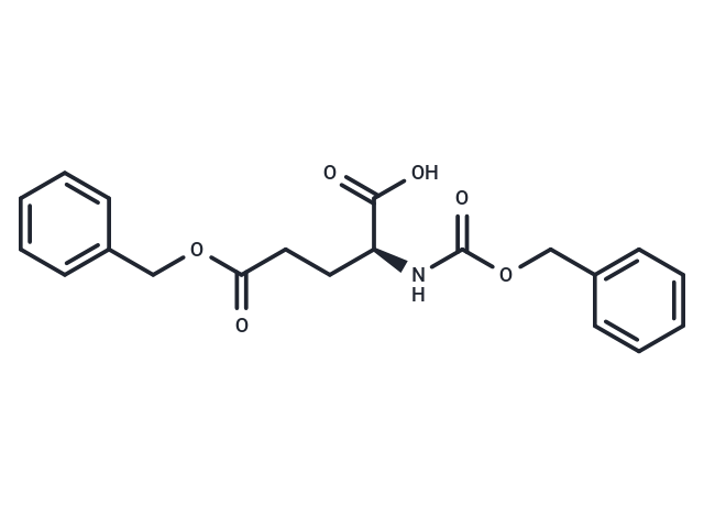 化合物 (S)-5-(Benzyloxy)-2-(((benzyloxy)carbonyl)amino)-5-oxopentanoic acid|T65087|TargetMol