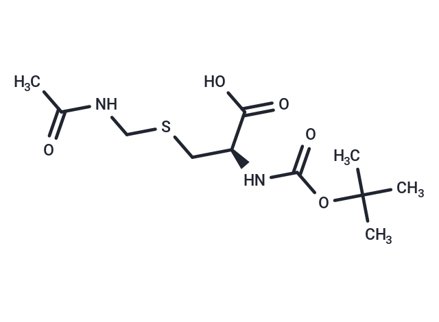 化合物 S-(Acetamidomethyl)-N-(tert-butoxycarbonyl)-L-cysteine|T65253|TargetMol