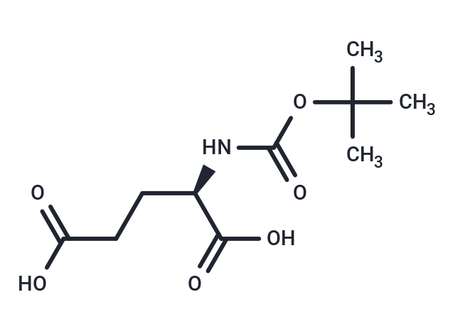 化合物 (R)-2-((tert-Butoxycarbonyl)amino)pentanedioic acid|T66767|TargetMol