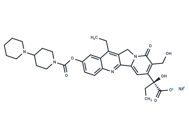 化合物 Irinotecan Carboxylate Sodium Salt|T70959|TargetMol