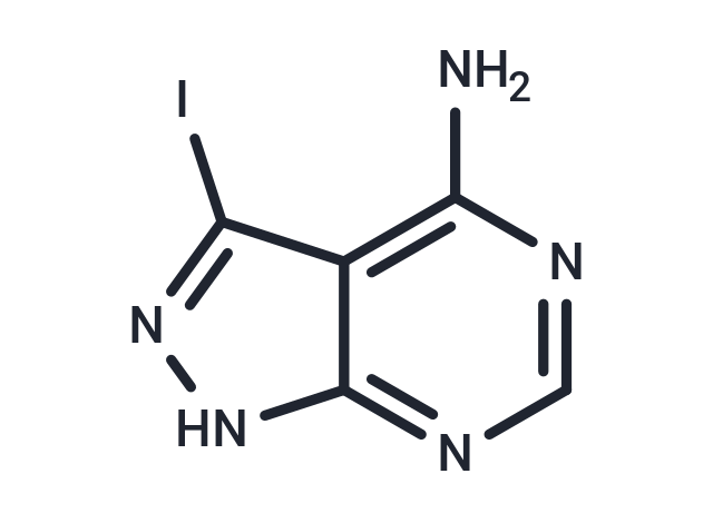 化合物 4-amino-3-iodo-1H-pyrazolo[3,4-d]pyrimidine|TNU0611|TargetMol