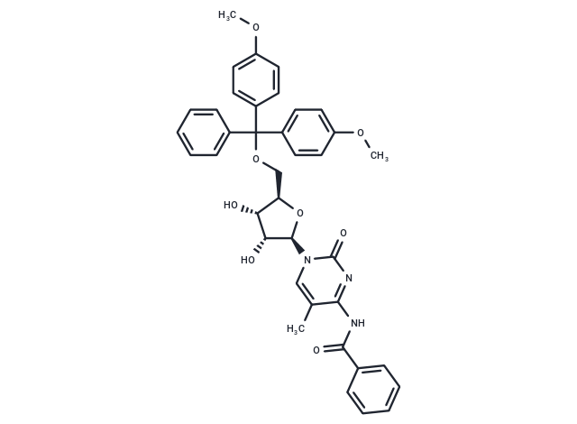 化合物 N4-Benzoyl-5‘-O-(4,4’-dimethoxytrityl)-5-methylcytidine|TNU1235|TargetMol