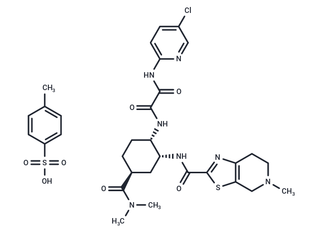 化合物 Edoxaban tosylate|T41316|TargetMol