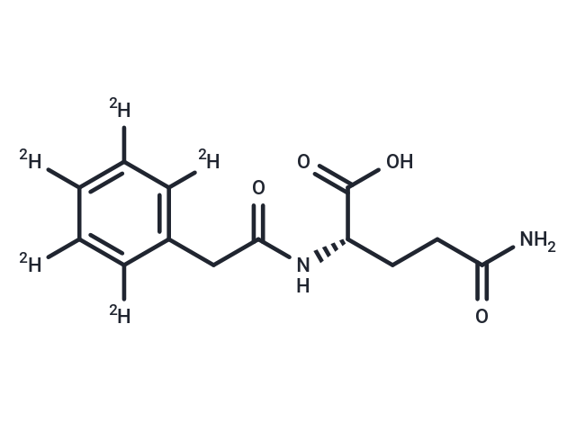 化合物 Phenylacetylglutamine-D5|T12447|TargetMol