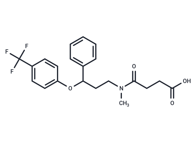 化合物 Fluoxetine succinate ester|T71587|TargetMol