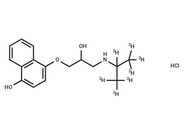 化合物 4-Hydroxypropranolol-d7 hydrochloride|T10149|TargetMol