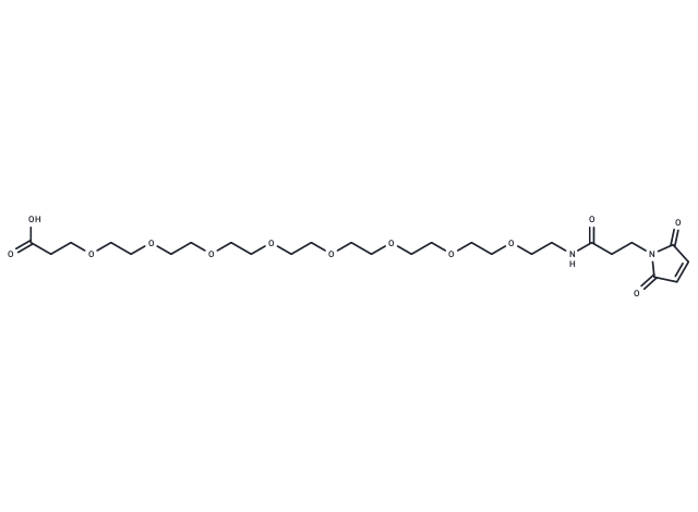 化合物 Mal-amido-PEG8-C2-acid|T15961|TargetMol