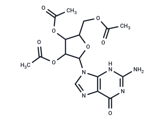 化合物 2′,3′,5′-Tri-O-acetyl Guanosine|T67464|TargetMol