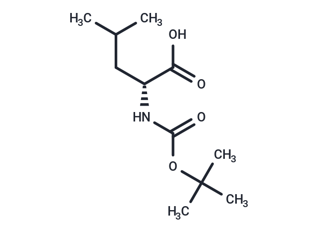 化合物 Boc-D-Leu-OH|T66581|TargetMol