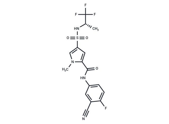 化合物 Bersacapavir(JNJ-56136379)|T9769|TargetMol