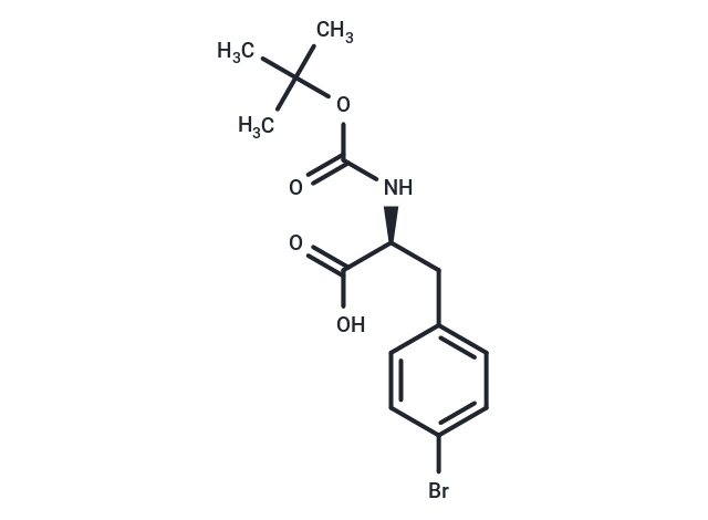 化合物 Boc-Phe(4-Br)-OH|T65475|TargetMol