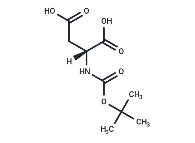 化合物 N-Boc-D-aspartic Acid|T66091|TargetMol