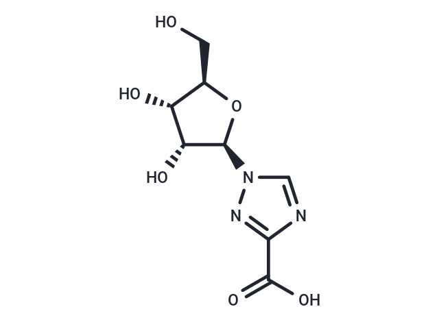 化合物 1-b-D-ribafuranosyl-1H-1,2,4-triazole-3-carboxylic acid|TNU0339|TargetMol