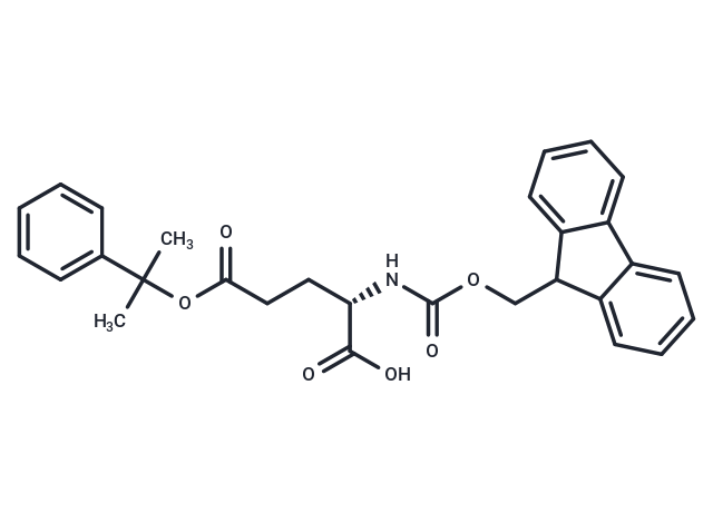 化合物 Fmoc-L-Glu(2-phenylisopropyloxy)-OH|T66440|TargetMol