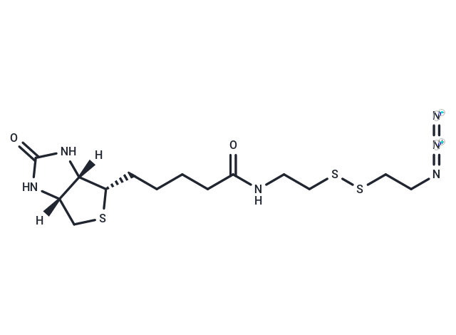 化合物 Azide-C2-SS-C2-biotin|T14392|TargetMol