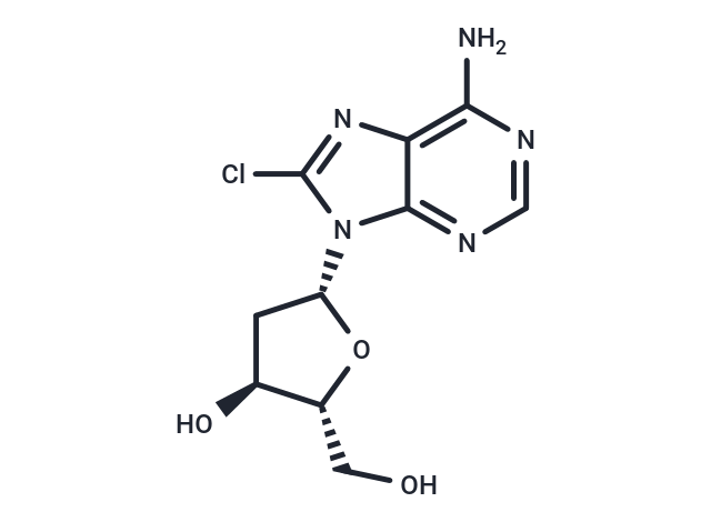 化合物 8-Chloro-2’-deoxyadenosine|TNU1099|TargetMol