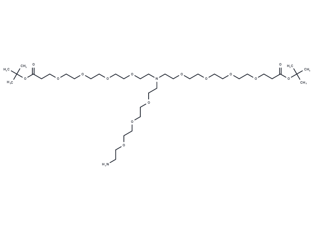 化合物 N-(Amino-PEG3)-N-bis(PEG4-Boc)|T18372|TargetMol