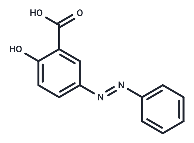 化合物 2-Hydroxy-5-(phenyldiazenyl)benzoic acid|T66093|TargetMol