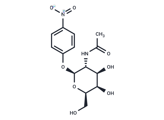 化合物 4-Nitrophenyl N-acetyl-β-D-galactosaminide|T67691|TargetMol