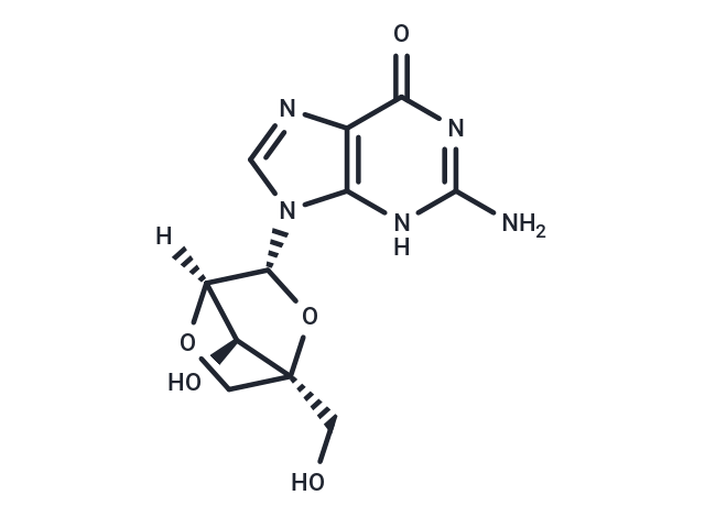 化合物 2’-O,4’-C-Methyleneguanosine|TNU0415|TargetMol