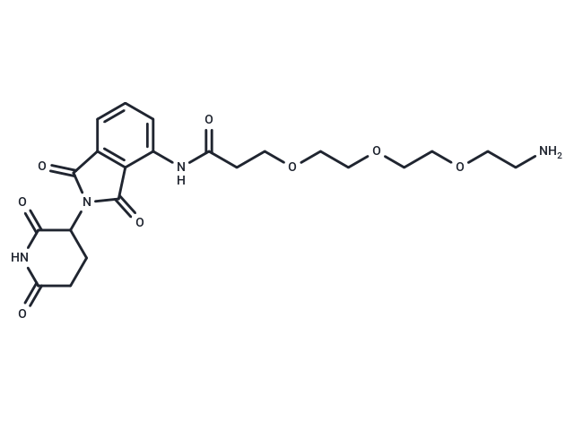 化合物 Pomalidomide-amido-PEG3-C2-NH2|T18553|TargetMol