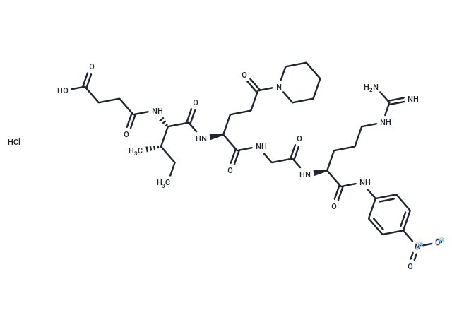 Suc-Ile-Glu(γ-pip)-Gly-Arg-pNA hydrochloride|T38795|TargetMol