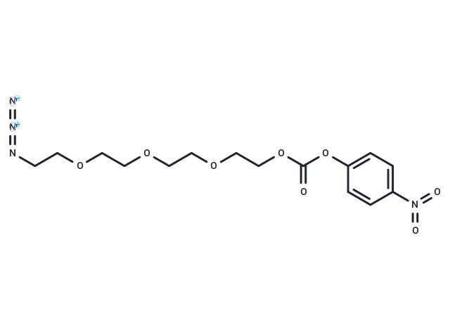 化合物 Azido-PEG4-4-nitrophenyl carbonate|T14437|TargetMol