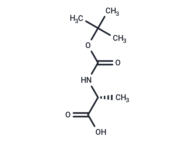 化合物 Boc-D-Ala-OH|T67514|TargetMol